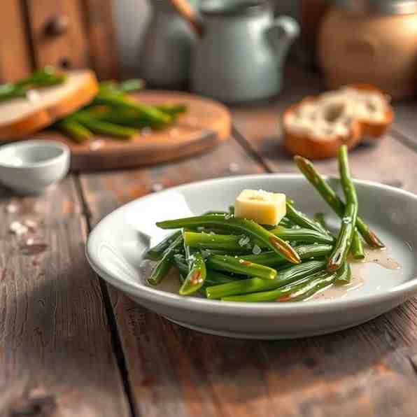 Cook Easy British Food Recipes - Samphire with Butter & Garlic